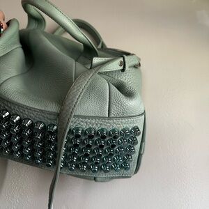 Alexander Wang studded peppermint studded colored bag/tote